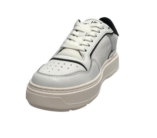 Scarpe Love Moschino sneaker in pelle bianco/ nero D25MO03 JA15144G1LJC110A