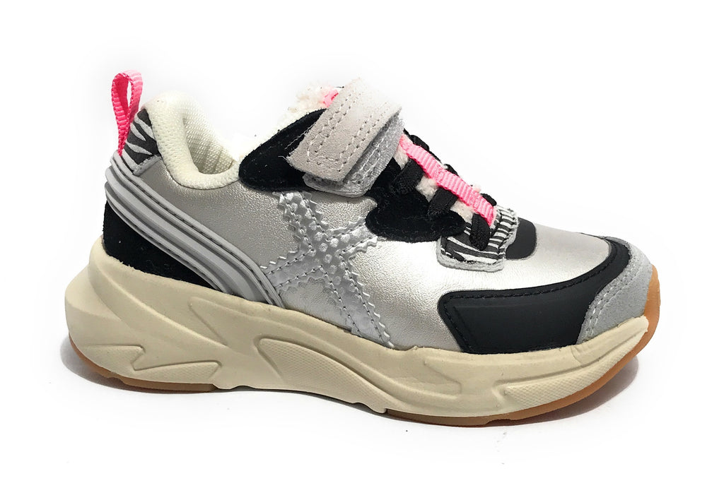Scarpe Munich sneaker Mini Track VC0 99 silver Z25MU02 8890099