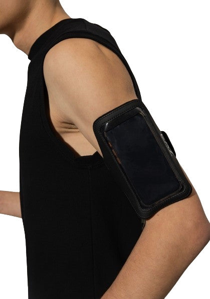 Custodia per telefono EA7 Emporio Armani train harm phone holder black/ white logo CB25EA06 245105 3R910 95020