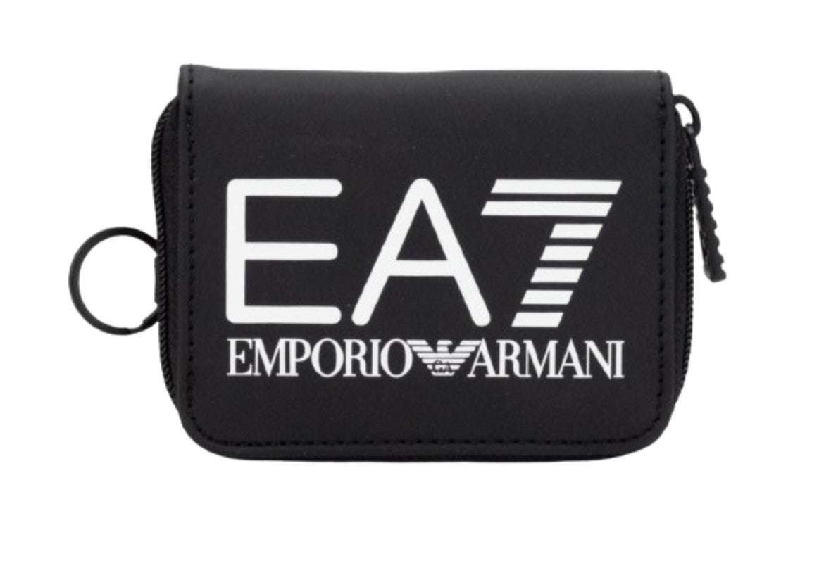 Portafogli uomo EA7 Emporio Armani  Train Zip Around Wallet nero A25EA01 245055