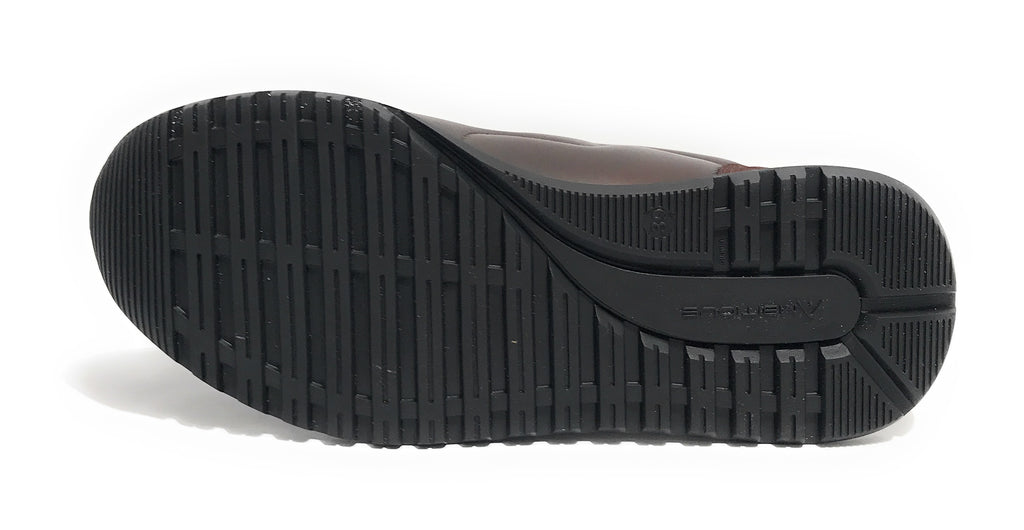 Scarpe uomo Ambitious sneaker pelle brown U25AM05 12439_6565AM