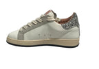 Scarpe 2B12 sneaker Suprime-W70 pelle bianco/ argento/ fuxia Z25QB05