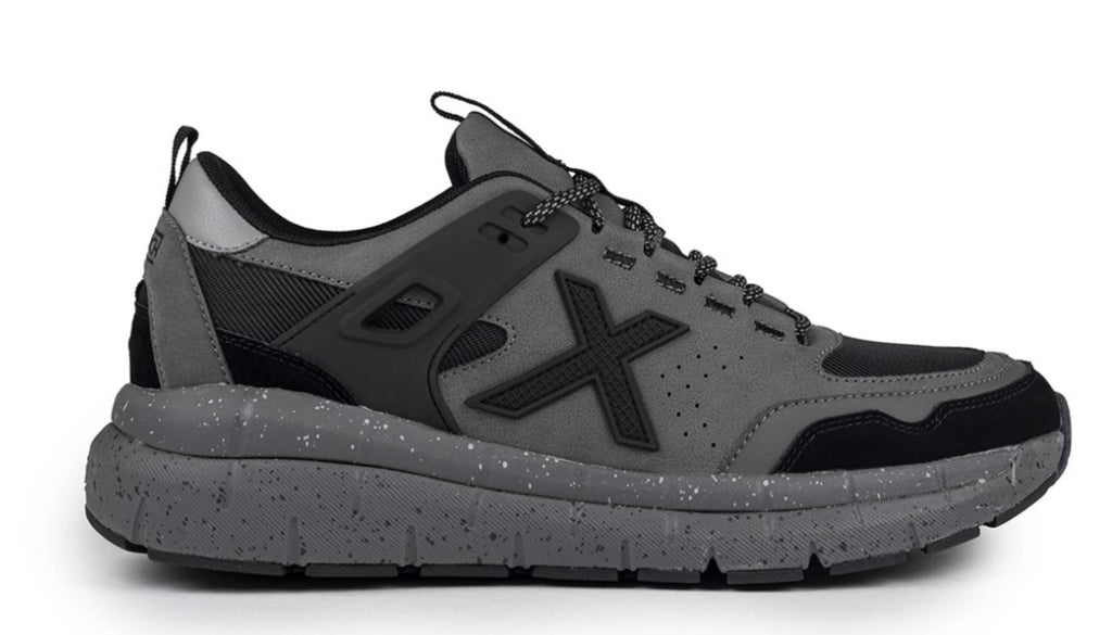 Scarpe Munich sneaker Kava 20 ecopelle scamosciata/ tessuto grigio/ nero U25MU06 4175020