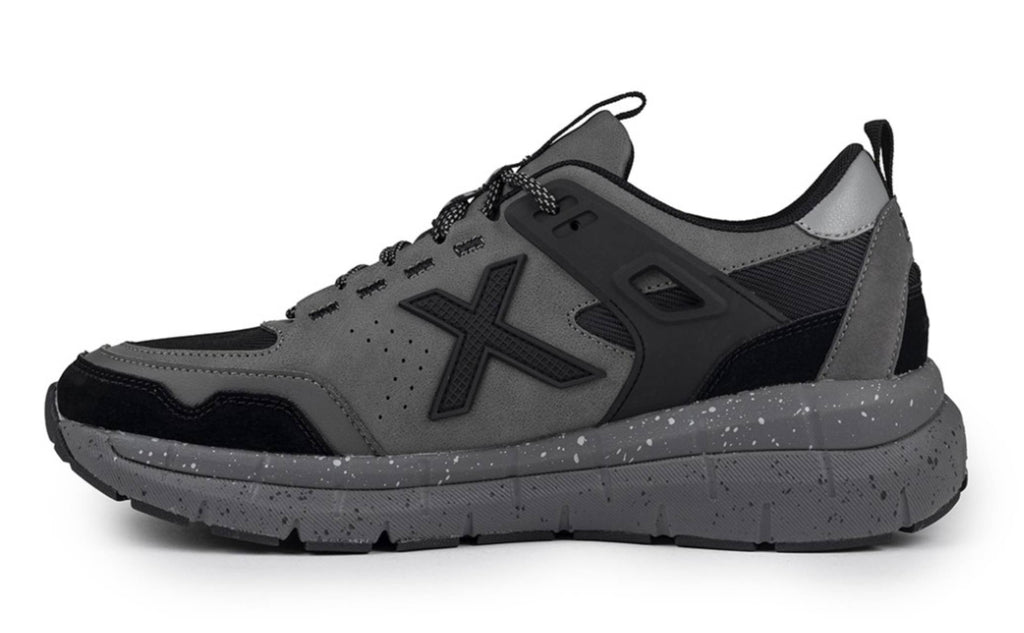 Scarpe Munich sneaker Kava 20 ecopelle scamosciata/ tessuto grigio/ nero U25MU06 4175020