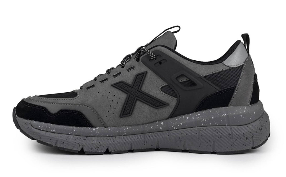 Scarpe Munich sneaker Kava 20 ecopelle scamosciata/ tessuto grigio/ nero U25MU06 4175020