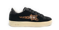 Scarpe Sun68 sneaker Girl's big Katy suede teen pelle nero Z25SU06 Z44424T