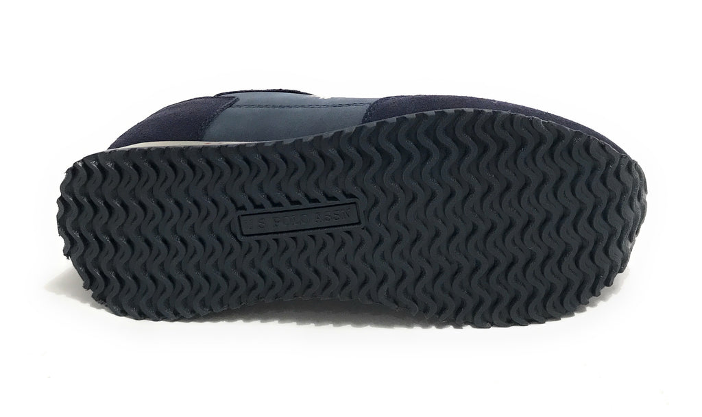 Scarpe U.S. Polo sneaker running Cleef 006M in pelle scamosciata/ tessuto dark blue U25UP01