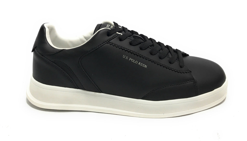Scarpe U.S. Polo sneaker Campy002 in ecopelle black uomo U25UP04