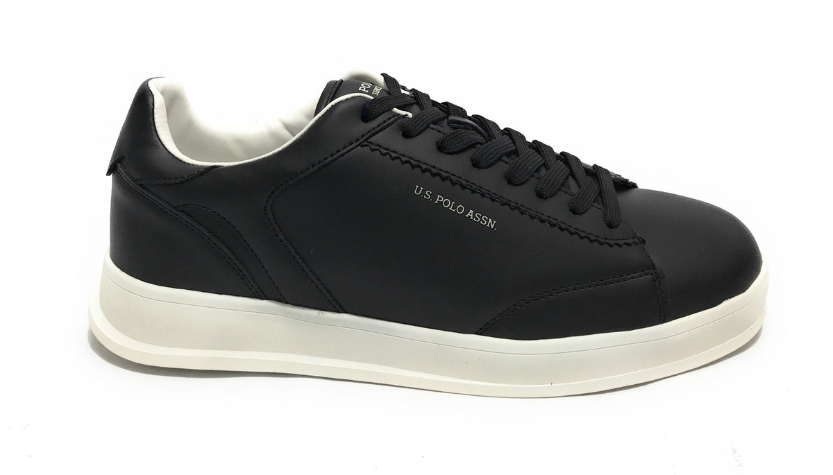 Scarpe U.S. Polo sneaker Campy002 in ecopelle black uomo U25UP04