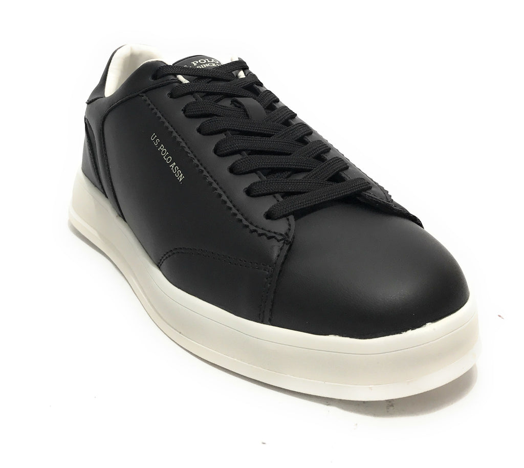 Scarpe U.S. Polo sneaker Campy002 in ecopelle black uomo U25UP04