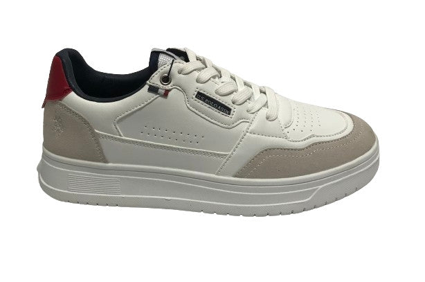 Scarpe U.S. Polo sneaker Kosmo006 in ecosude/ ecopelle white uomo U25UP08