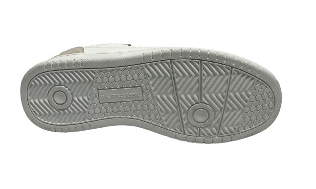 Scarpe U.S. Polo sneaker Kosmo006 in ecosude/ ecopelle white uomo U25UP08