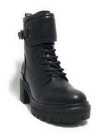 Scarpe donna anfibio US Polo Haley004 in ecopelle nero D25UP06