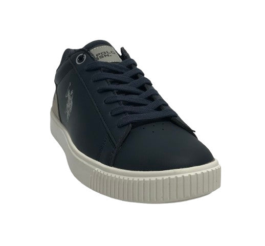 Scarpe U.S. Polo sneaker Tymes006A in ecopelle blu uomo U25UP12