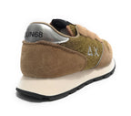 Scarpe Sun68 sneaker Girl's ally glitter textile teen suede/ nylon oro Z25SU07 Z44404T