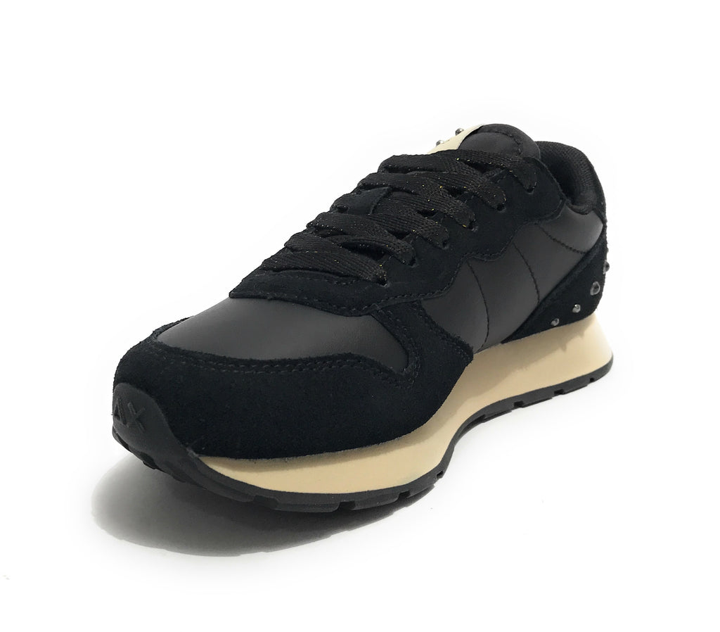 Scarpe Sun68 sneaker Girl's ally studs teen suede/ ecosuede nero Z25SU11 Z44406T