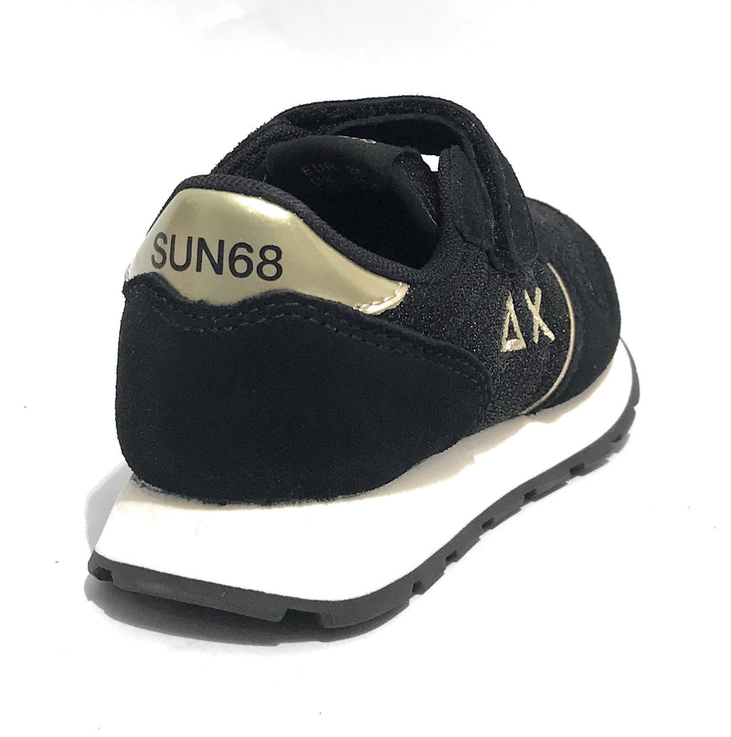 Scarpe Sun68 sneaker Girl's Ally glitter textile Kid nero Z25SU18 Z44404K