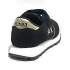 Scarpe Sun68 sneaker Girl's Ally glitter textile Kid nero Z25SU18 Z44404K