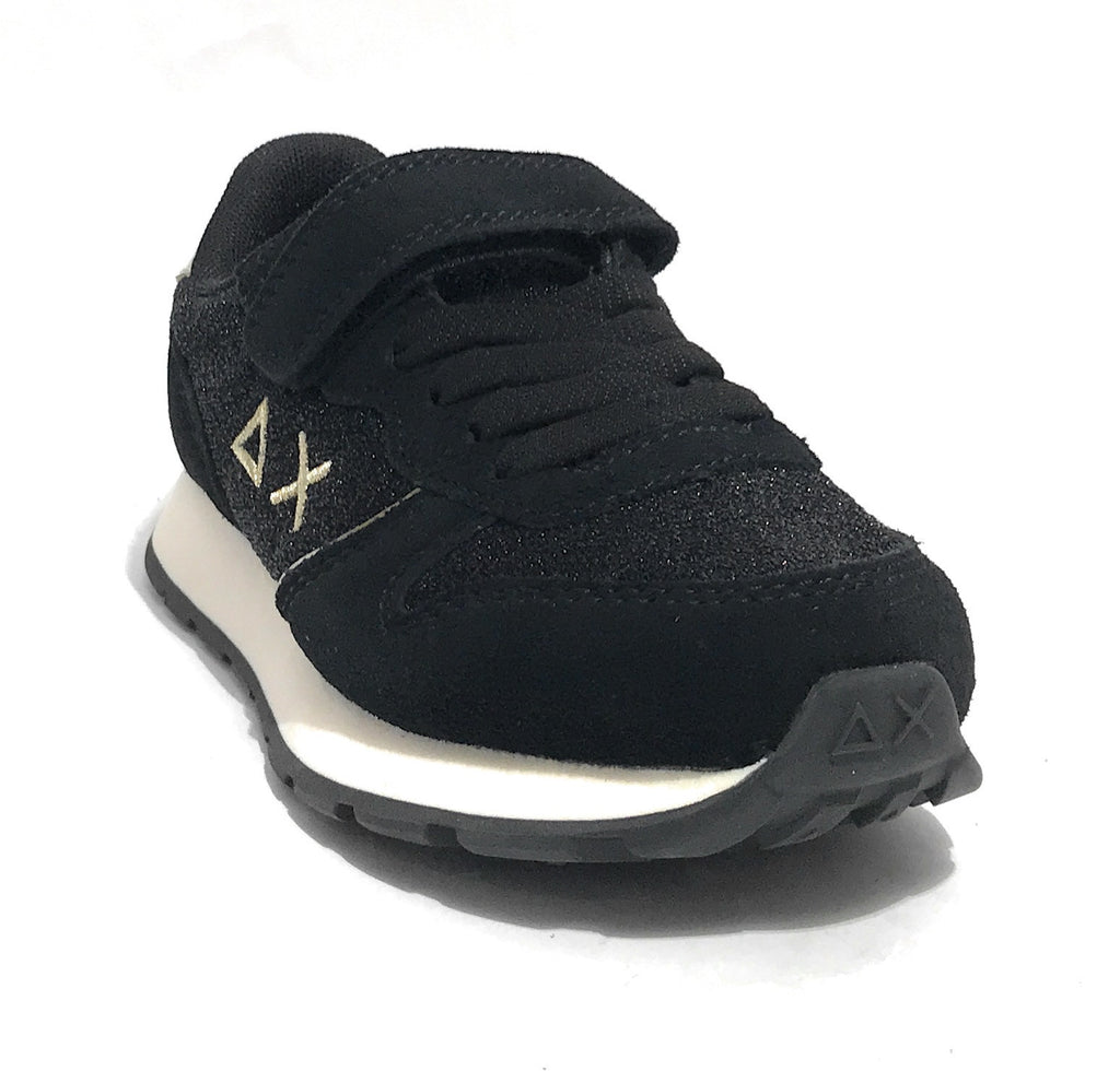 Scarpe Sun68 sneaker Girl's Ally glitter textile Kid nero Z25SU18 Z44404K