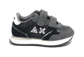 Scarpe Sun68 sneaker Girl's ally big glitter baby suede/ ecosuede nero Z25SU22 Z44417B