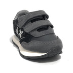 Scarpe Sun68 sneaker Girl's ally big glitter baby suede/ ecosuede nero Z25SU22 Z44417B