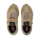 Scarpe Sun68 sneaker Girl's Ally glitter textile Kid oro Z25SU27 Z44404K