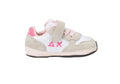 Scarpe Sun68 sneaker Girls's Ally solid nylon new born suede/ nylon bianco Z25SU34 Z44401N