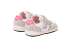 Scarpe Sun68 sneaker Girls's Ally solid nylon new born suede/ nylon bianco Z25SU34 Z44401N