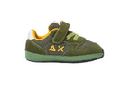 Scarpe Sun68 sneaker Boy's tom solid nylon new born suede/ nylon militare scuro  Z25SU38 Z44301N