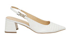 Décolleté Guess a punta Zabela tc 65 ecopelle white DS25GU05 FLPZABPEL05