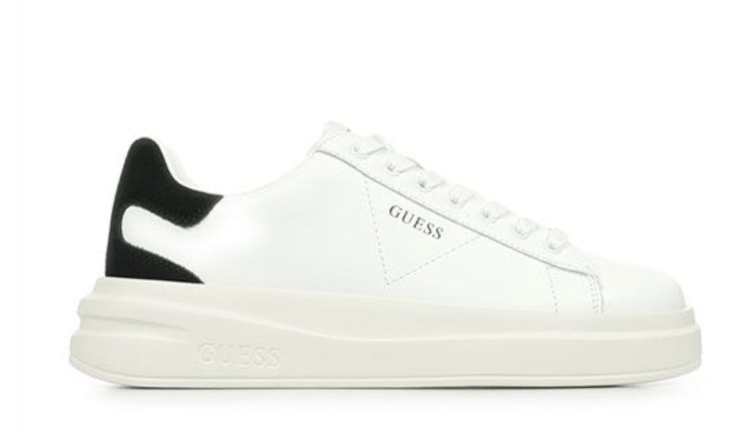 Scarpe  Guess sneaker Elbina in pelle white/ black DS25GU14 FLJELBLEA12