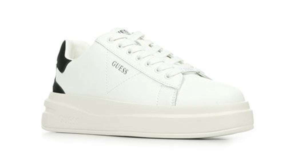 Scarpe  Guess sneaker Elbina in pelle white/ black DS25GU14 FLJELBLEA12