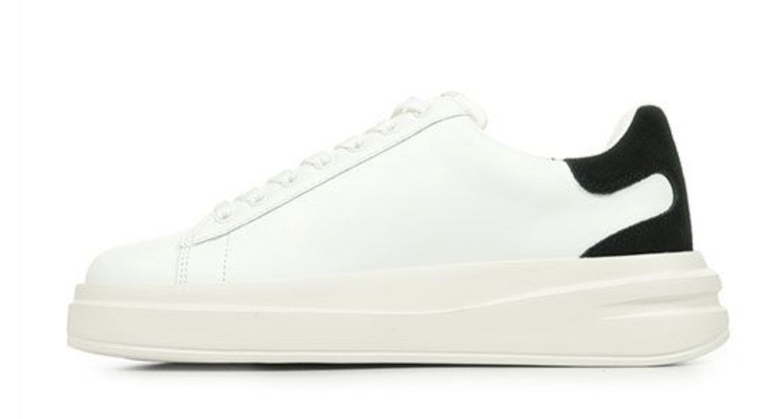 Scarpe  Guess sneaker Elbina in pelle white/ black DS25GU14 FLJELBLEA12