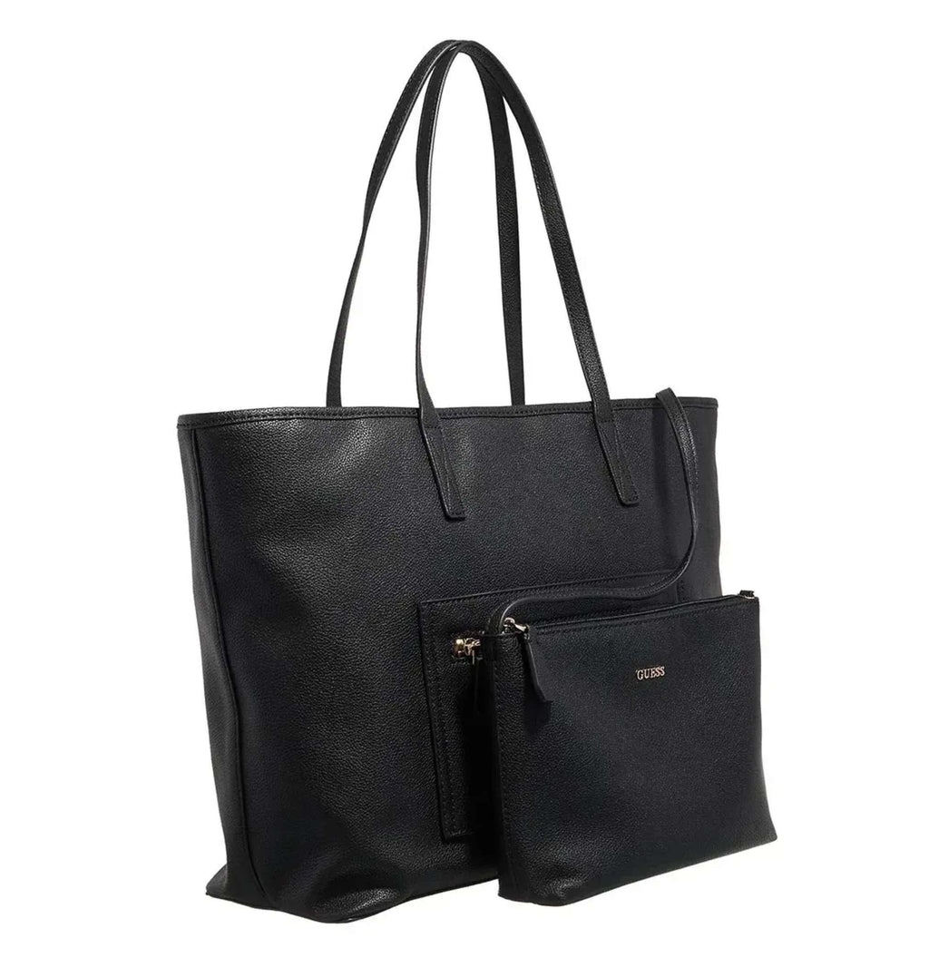 Borsa Guess shopper Power play large tech tote con pochette black BS25GU54 BG900624