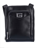 Borsa Guess tracolla uomo Siena flat crossbody zip around black UBS25GU13 HMSISSP5109