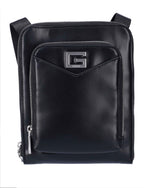 Borsa Guess tracolla uomo Siena flat crossbody zip around black UBS25GU13 HMSISSP5109