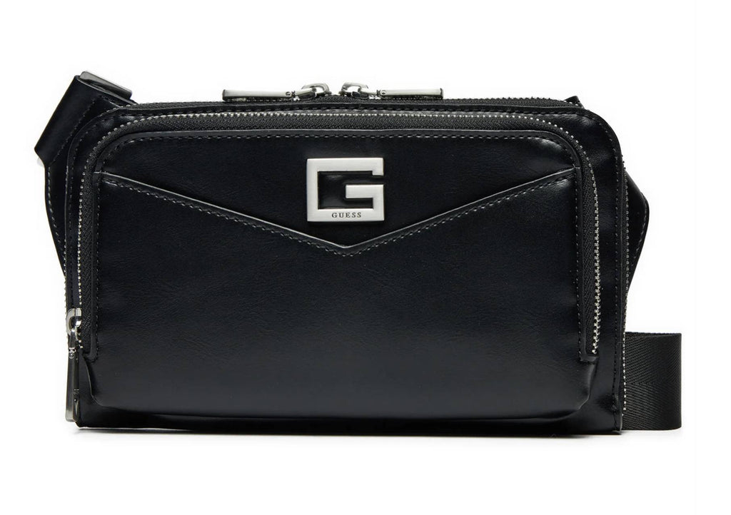 Borsa marsupio uomo Guess zip around black UBS25GU16 HMSISSP5114