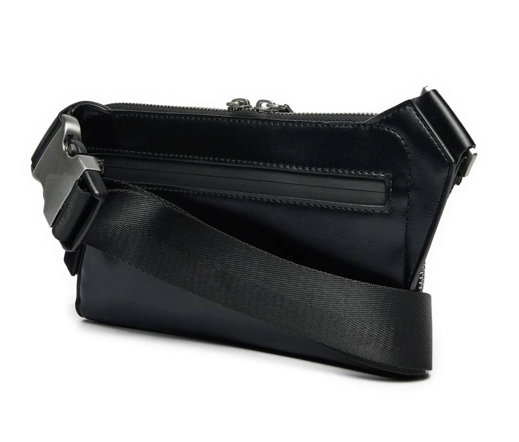 Borsa marsupio uomo Guess zip around black UBS25GU16 HMSISSP5114