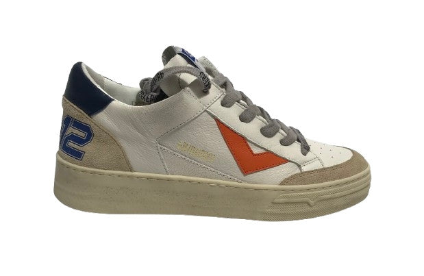Scarpe uomo 4B12 sneakers white/beige US25QB06 KYLE-U101