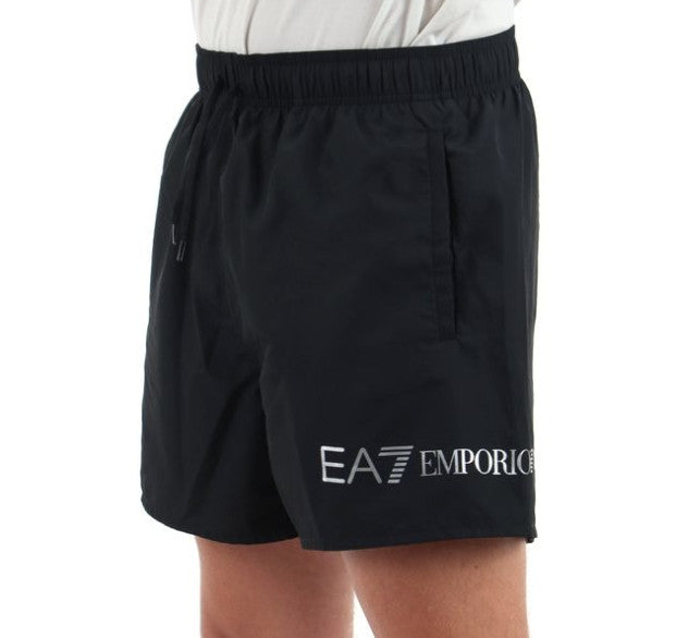 Costume boxer EA7 Emporio Armani  black/silver ES25EA08 7M000519