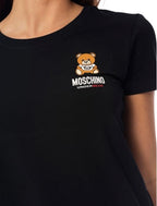 Set t-shirt  e pantaloncino donna Moschino nero ES25MO09 V6A7807 4410 0555