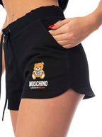 Set t-shirt  e pantaloncino donna Moschino nero ES25MO09 V6A7807 4410 0555