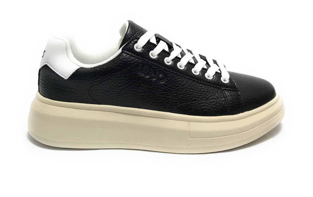 Scarpe uomo Liu-Jo sneaker Big 01 in pelle nero US25LJ02 7B5005 PX631