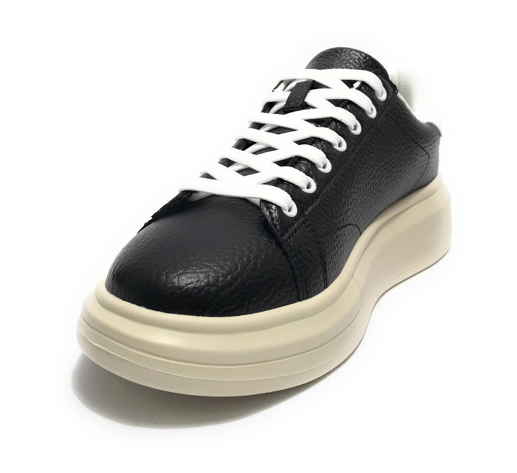 Scarpe uomo Liu-Jo sneaker Big 01 in pelle nero US25LJ02 7B5005 PX631