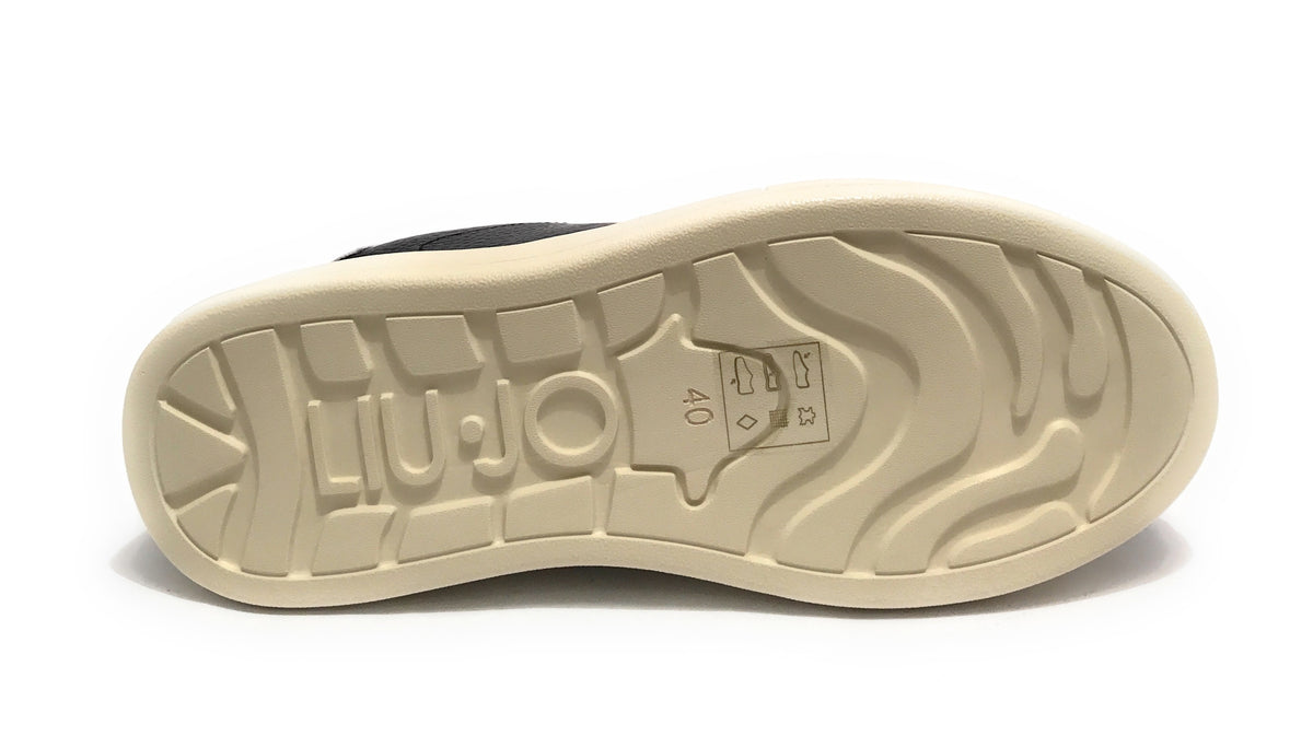 Scarpe uomo Liu-Jo sneaker Big 01 in pelle nero US25LJ02 7B5005 PX631