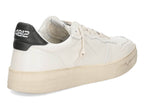 Scarpe uomo 4B12 sneakers in pelle off white/black US25QB14 HYPER-U944