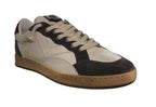 Scarpe uomo 4B12 sneakers in pelle bianco/ antracite US25QB16 PLAY.NEW-U84
