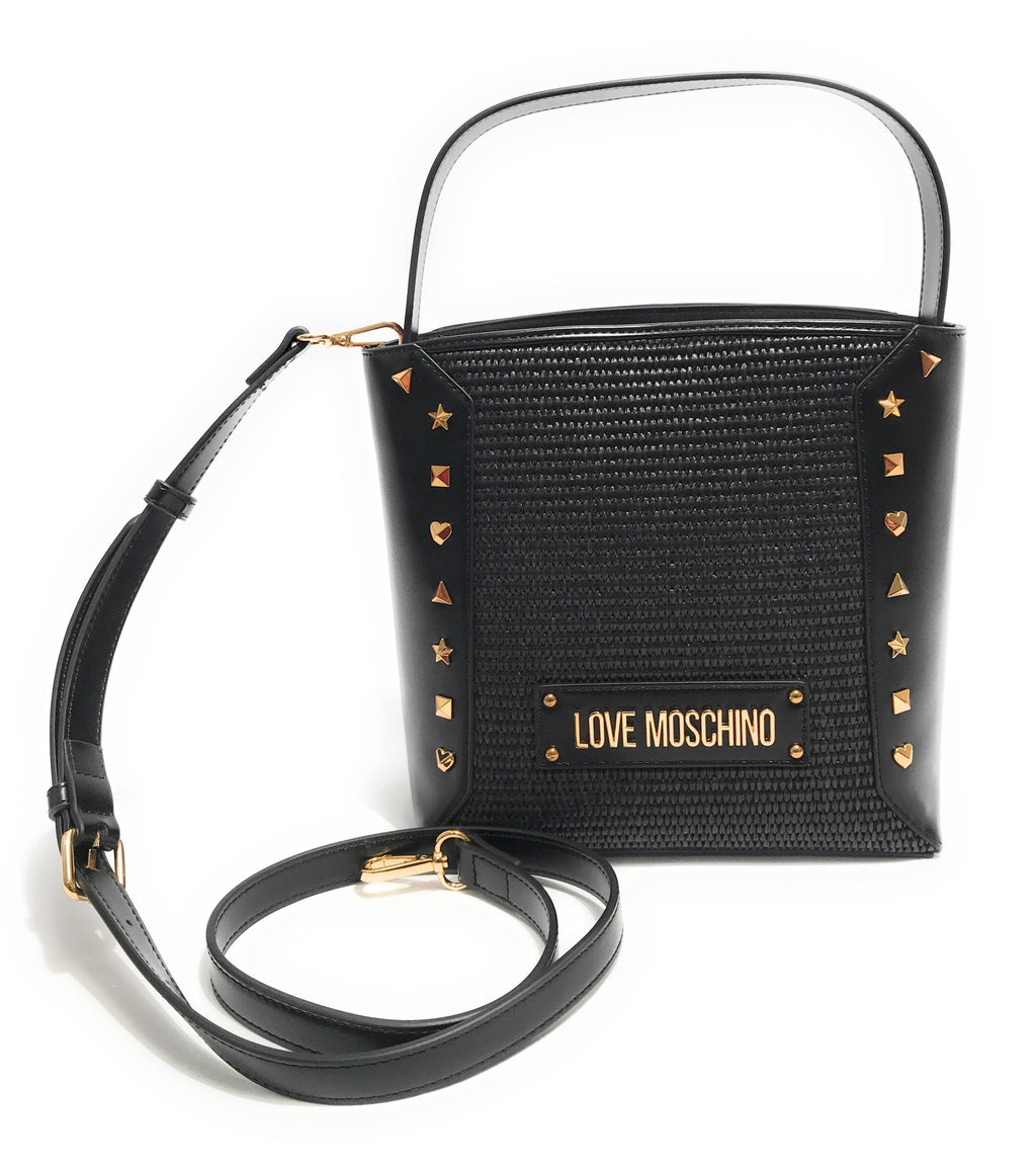 Borsa Love Moschino ecopelle/ rafia nero BS25MO76 JC4275PP0MKW100A