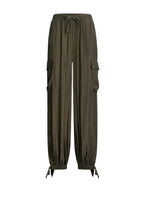 Pantalone Liu Jo donna cargo verde ES25LJ04 VA5165 T292