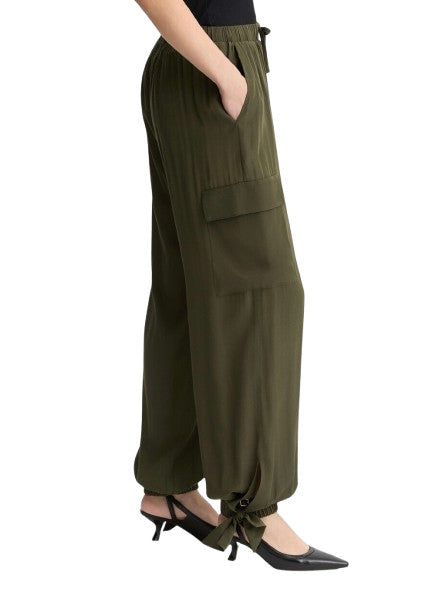 Pantalone Liu Jo donna cargo verde ES25LJ04 VA5165 T292